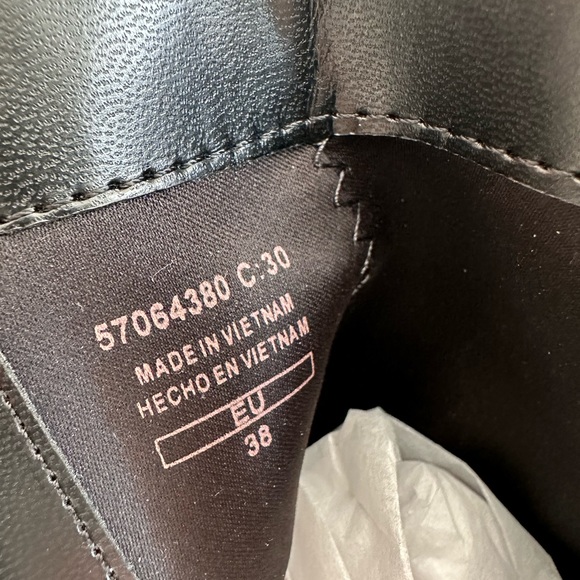 Violeta Brown/Tan Snake Skin Leather Heeled Zip Ankle Boots Women’s EU38 US7 - Picture 13 of 14